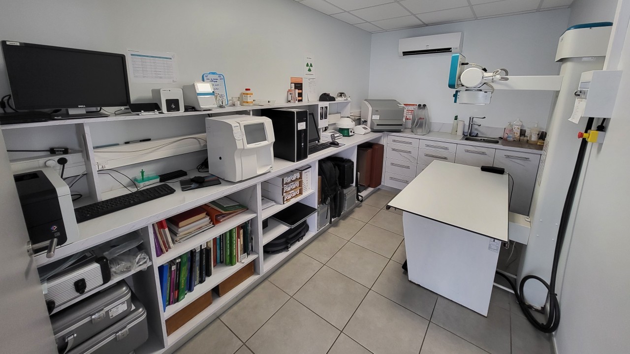 Laboratoire et radiographie